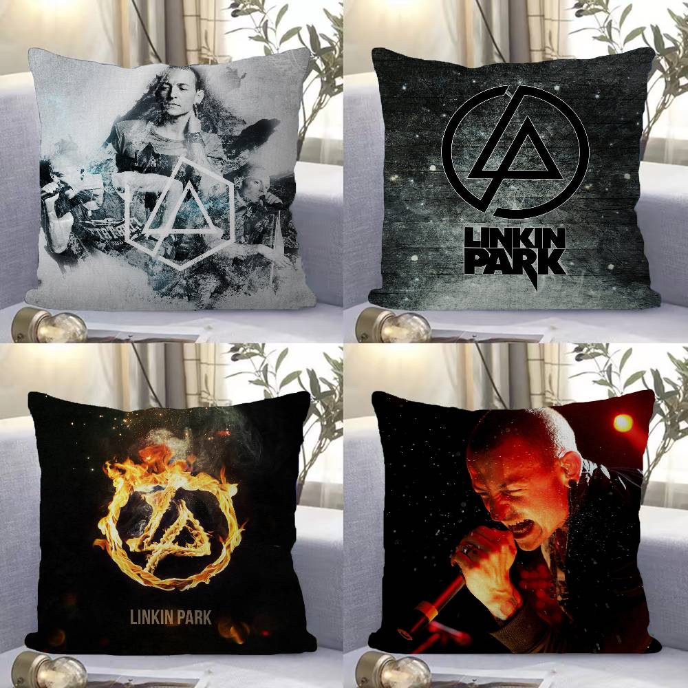 Hot Home Of Textiles - Hot Band L-Linkin P-Park Kissenbezug, dekoratives