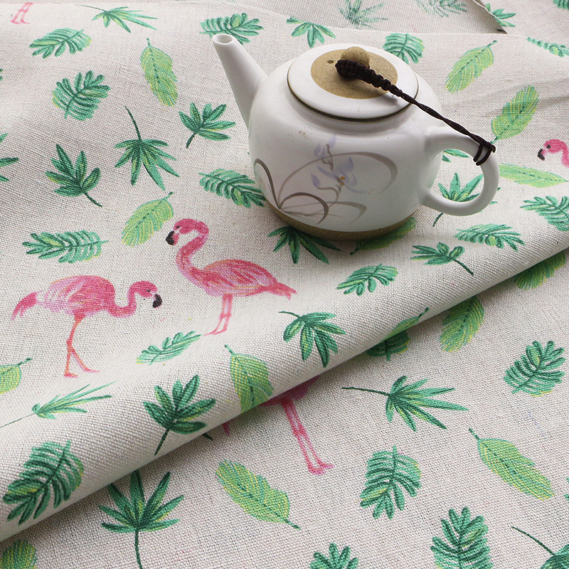 Flamingo bedruckter Baumwoll-L – Hot Home Of Textiles Bewertung und Preis