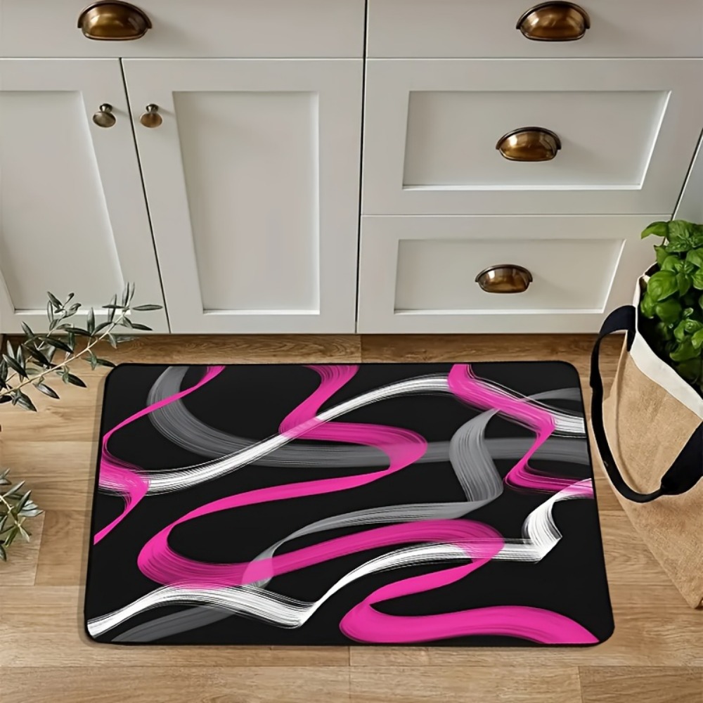 Geometrisch gestreifter Teppic – Hot Home Of Textiles Bewertung und Preis