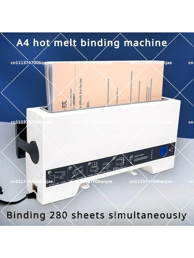A4 110V Heißklebe-Bindemaschin – Hot Home Of Textiles Bewertung und Preis